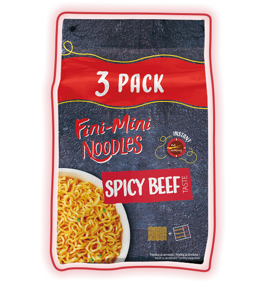 Fini-Mini Noodles Spicy beef