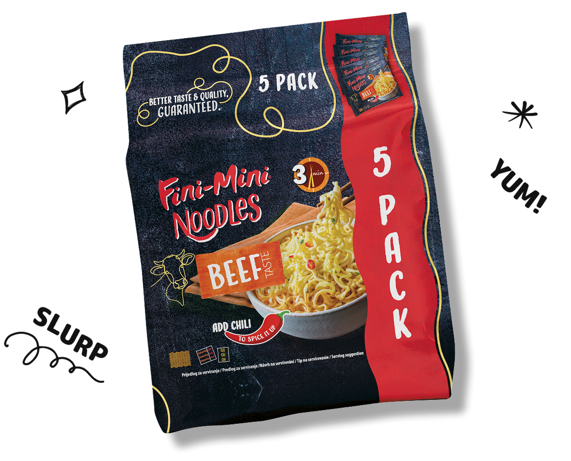 Fini-Mini Goveđi noodles