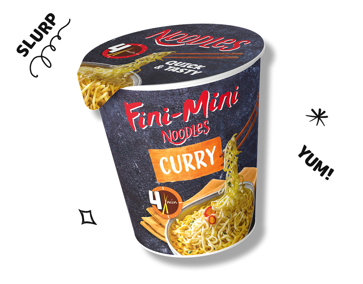 Noodles u čašici Curry