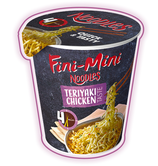 Noodles u čašici Teriyaki chicken