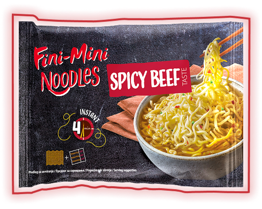 Fini-Mini Noodles Spicy beef