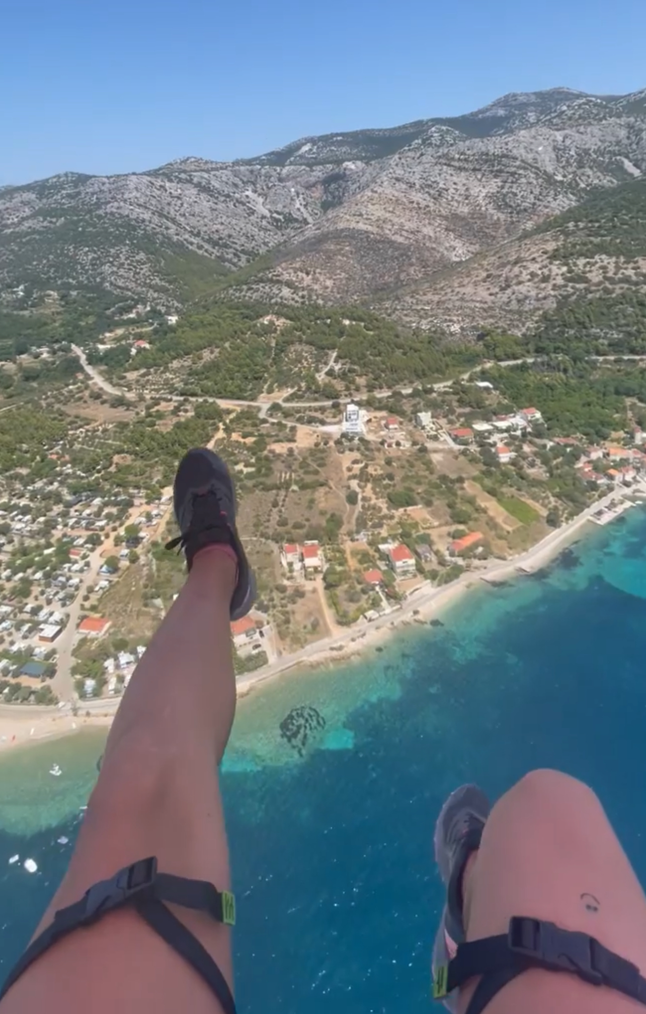 Spontani paragliding iznad Pelješca i Korčule slika