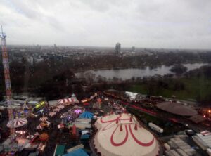 Vožnja na najvišem točku u Londonskom luna parku🎡 slika